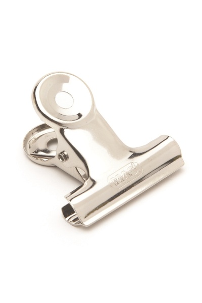 Mas 940 метална скоба с пружина 30 mm бяла