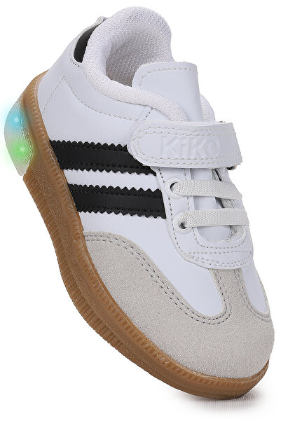 Kiko Kids Renis Günlük Cırtlı Işıklı Erkek Bebek Spor Ayakkabı