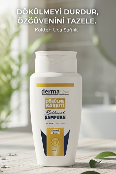 dermanew Extra Güçlü Dökülme Karşıtı Şampuan - Biotin & Keratin Yoğun Saç Bakım Şampuanı Tüm saçlar