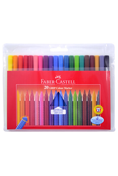 Faber Castell حقيبة أقلام فلوماستر 20 لونًا