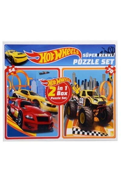 Genel Markalar Hotwels 2 Li Puzzle 1535