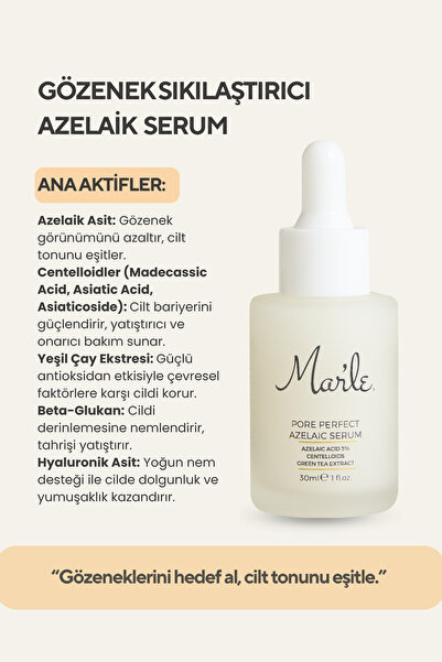 MAR'LE Gözenek Sıkılaştırıcı Azelaik Serum