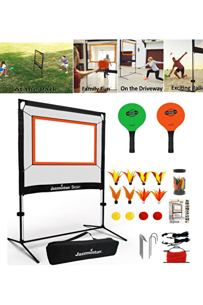 PUKON JAZZMINTON Sport Portable Game Set, Indoor & Outdoor No Boundaries Play...