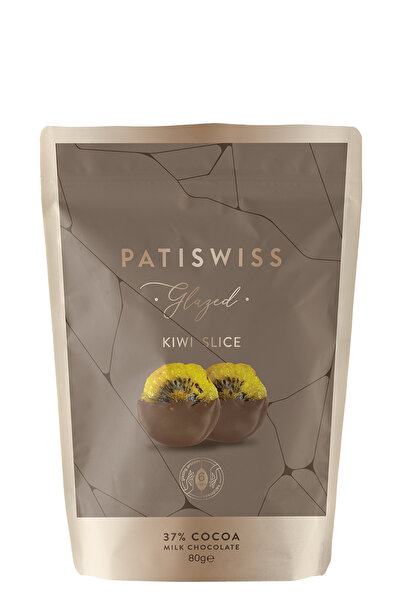 Patiswiss Glazed Serisi Sütlü Çikolatalı Kivi Dilimi 80g