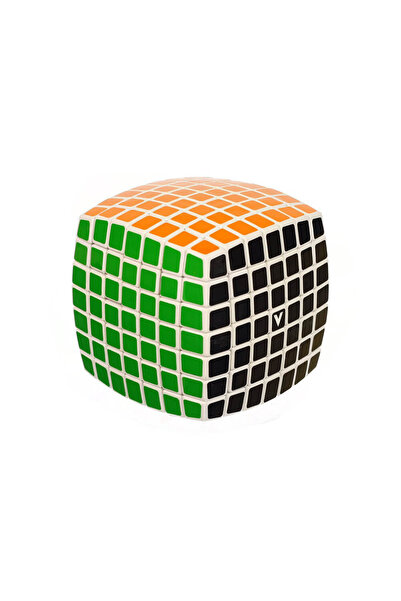 Generic Brand V-Cube 7x7 مكعب ذكاء على شكل وسادة باللون الأبيض