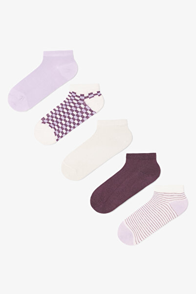 Penti 5 чифта памучни чорапи с дама и райета