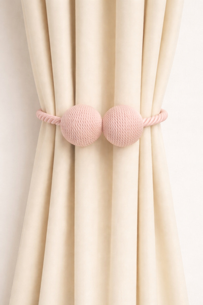 Cortibo Магнітна стрічка для збору тюлю та фонової завіси - Пудра