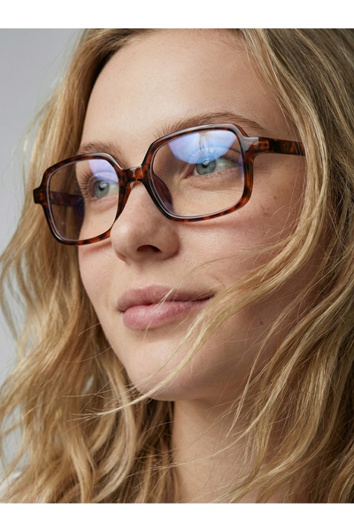 funeyes Miuz Rectangular Square Popular Blue Light Protection Glasses |   Opt...