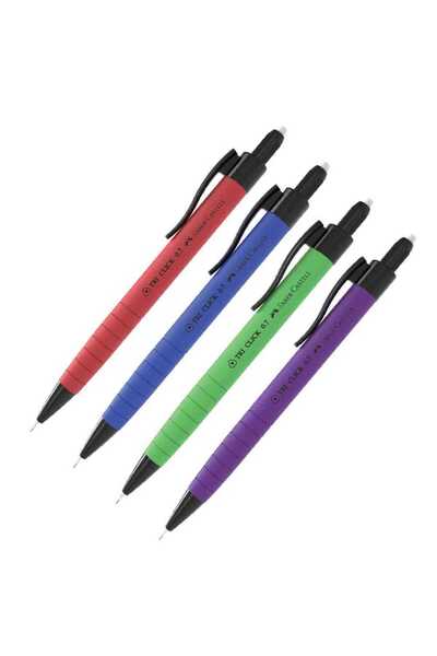 Faber Castell Faber Versatil Kalem Tri-Click Rubberized 0.5mm 5084136208000