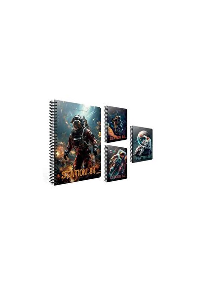 Gıpta A4 80 Yaprak Çizgili Station Spiralli Karton Kapak Defter 7179000