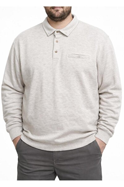 Tony Montana POLO YAKA CEPLİ BÜYÜK BEDEN SELANİK KADİFE BATTAL TRİKO KAZAK KS...