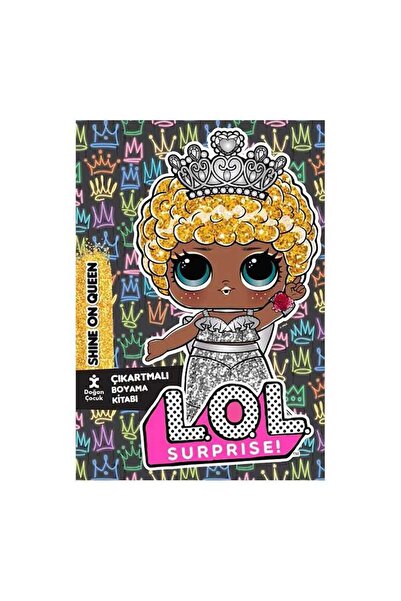 Doğan Çocuk كتاب تلوين DE Lol Surprise Shine On Queen مع ملصقات