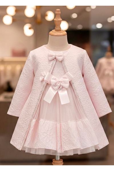 Miaras Kız Bebek Şık Çeket Elbise Takım Özel Koleksiyon