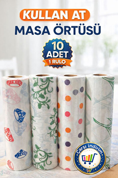 nistabolje 10 قطع من مفارش المائدة التي تستخدم لمرة واحدة مقاومة للسوائل (1 ل...