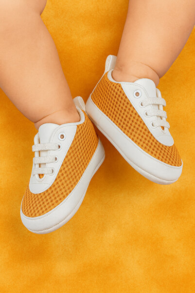 Kiçi First Step Mesh Textured Breeze Baby Sneaker