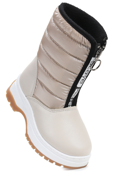 Kiko Kids Ronel Cilt Fermuarlı Kız Çocuk Kar Botu