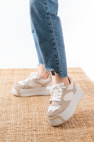 YUMİ ZERNEYUS Premium Kalın Tabanlı Kadın Spor Ayakkabı