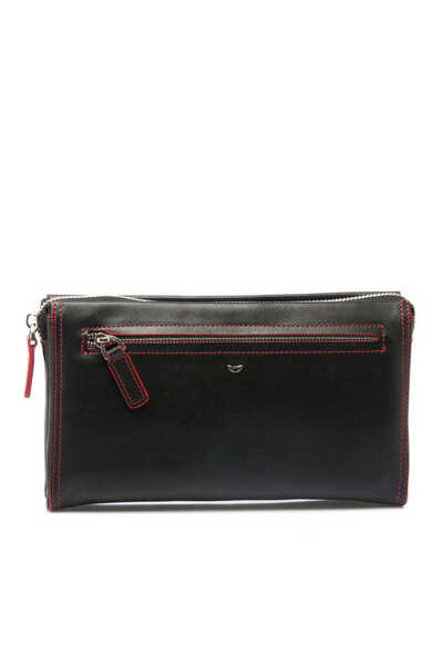 Tergan Black Genuine Leather Men's Portfolio Bag - S1Pc00001604-N8L