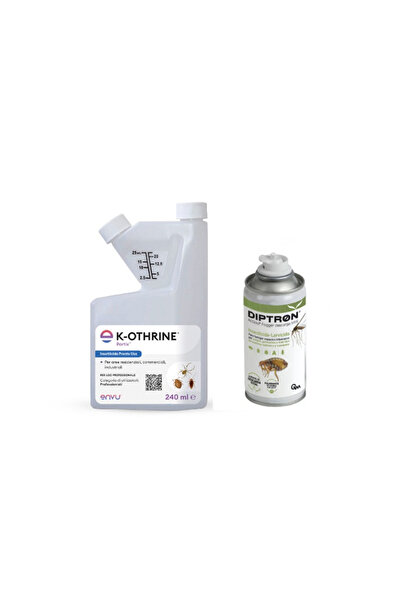 envu Set insecticid K-othrine 240 ml + fumigena Diptron 150 ml anti plosnite,...