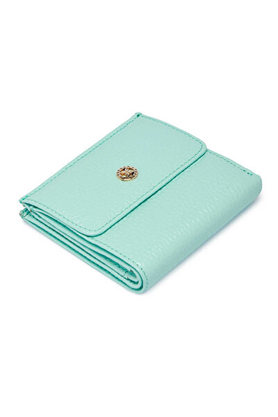 Tergan Mavi Hakiki Deri Kadın Cüzdan - S1CB00005627-T9D