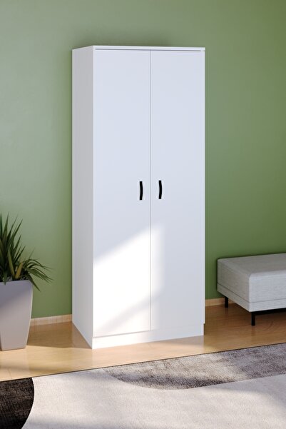 KZY Mobilya Gama Gardırop Beyaz