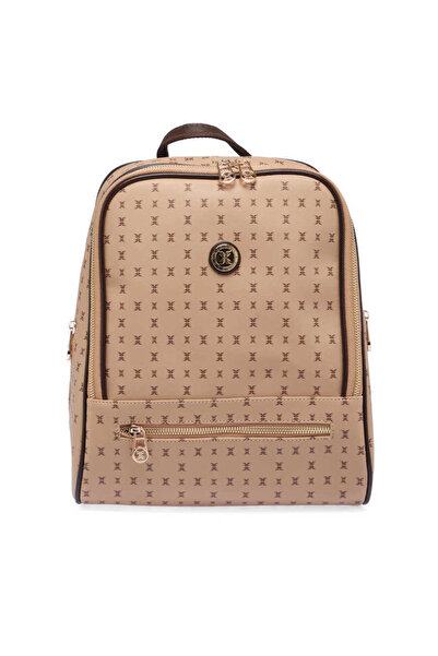 Tergan Taba Print Kadın Sırt Çantası - S1SR00079606-T2E