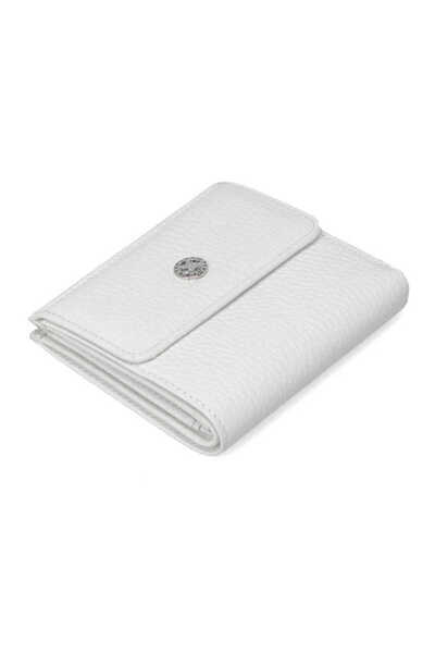 Tergan Beyaz Hakiki Deri Kadın Cüzdan - S1CB00005627-B69