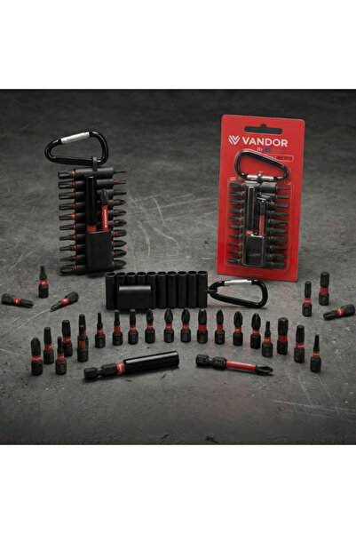 Vandor Vandor Bits Uç Matkap Ucu Tornavida Ucu Vidalama Ucu İmpact 22 PARÇA A...