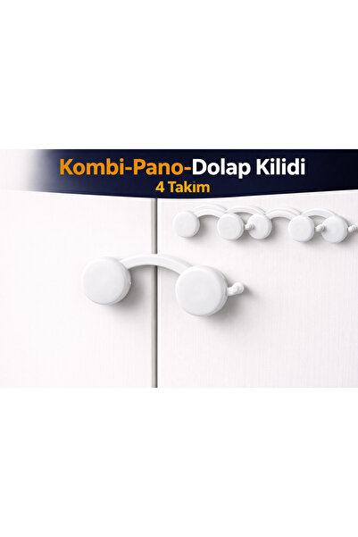 yurdal Kombi Dolap Ve Pano Kilit ( Plastik) - 4 Takım.