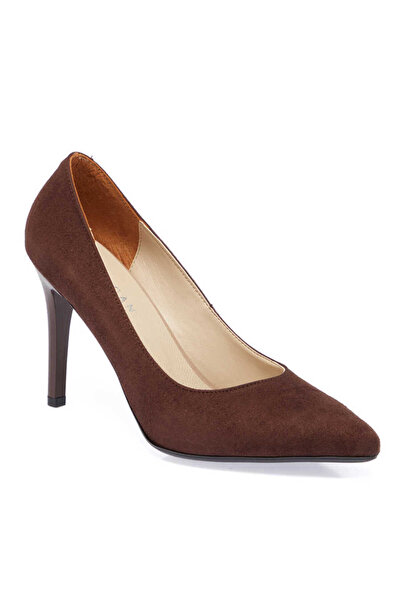 Tergan Kahve Vegan Kadın Stiletto - K23S1AY66968-S6Q