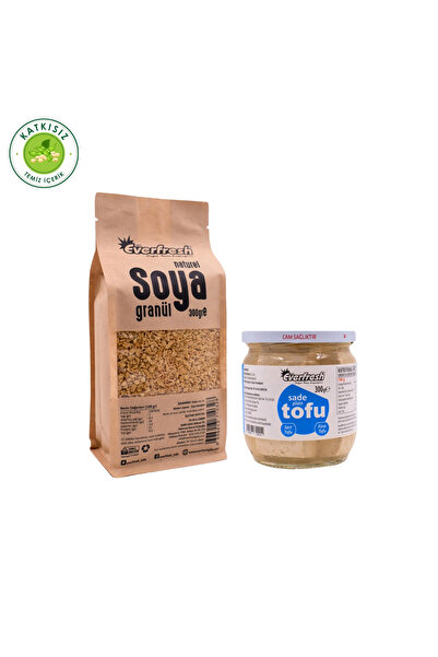 Everfresh Protein Başlangıç Paketi / Naturel Soya Granül 300gr + Sade Tofu 30...