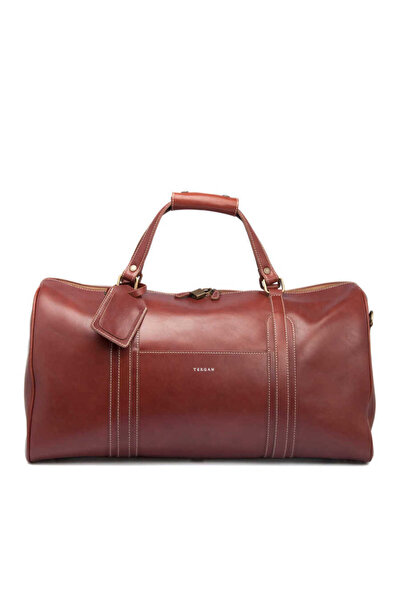 Tergan Taba Hakiki Deri Unisex Seyahat Çantası - S1SC00002573-B01