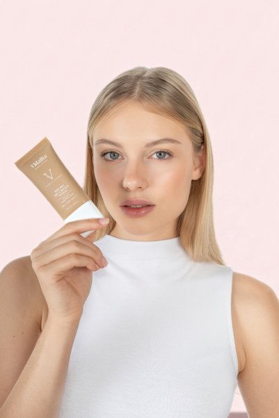 Vidalita Beauty & Care Bb Cream High Sun Protection Bb Cream Spf 50+ (Medium Tone) 50 ml - Vitamin C & Hyaluronic Acid Brightening Concealer Cream