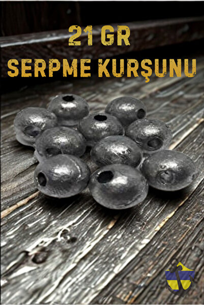 SAZAN RİG Serpme Kurşun Delikli 21 Gr (10 Adet)