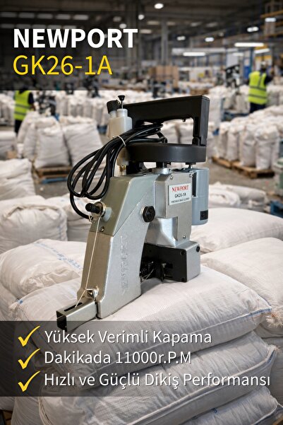 newport Çuval Ağzı Dikiş Dikme Kapama Makinası