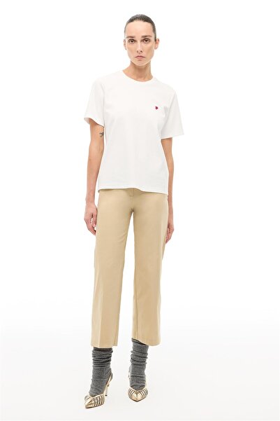 Perspective 100% Cotton Ecru T-Shirt