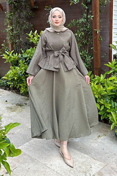 Ovn. Princess Pop Etek Takım - Haki