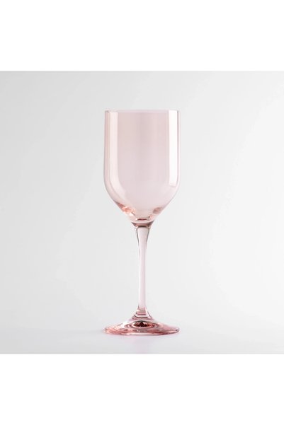 Qua Home Sunset Kristal Beyaz Şarap Kadehi Pudra 330 cc