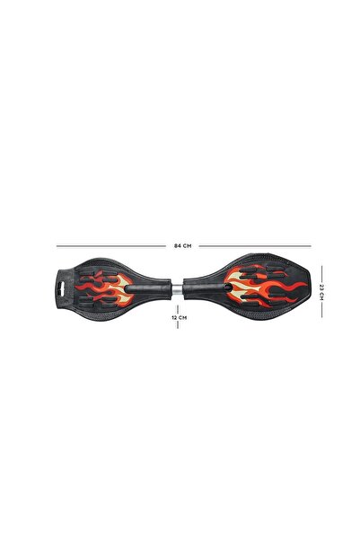 Triathlon T154-A LED Işıklı Waveboard Kaykay | 86×22 cm | 75 kg Taşıma Kapasitesi | 7+ Yaş İçin Uygu