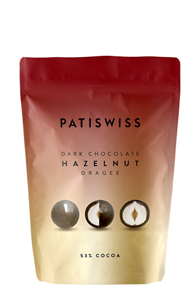 Patiswiss Bitter Çikolatalı Fındık Draje, 80g