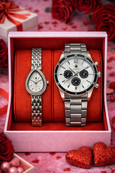 S.POLO HEDİYELİK Kadın Erkek Kol Saati Sevgili Saati Çift Saati Bay Takım Sev...