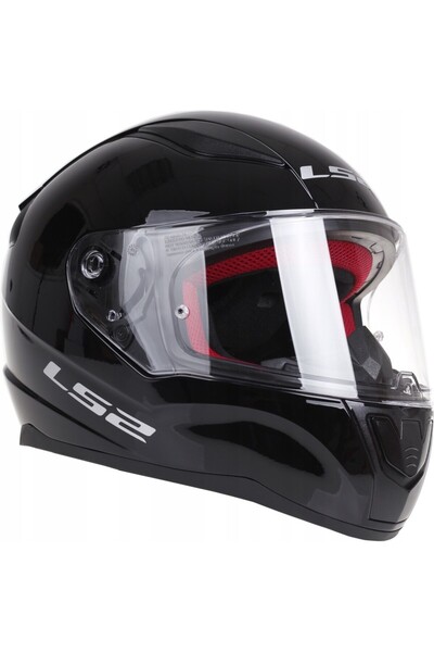 LS2 RAPİD 2 PARLAK SİYAH (ŞEFFAF VİZÖR)