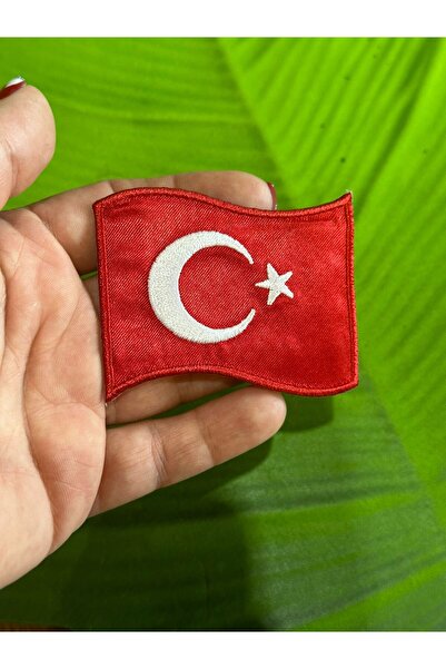 Gönülden Tasarım Emblema drapelului turcesc termoadezivă 7x5 cm