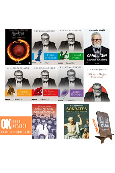 İnkılap Kitabevi TELEFON TUTUCU HEDİYE Bilgiyle Sohbet - Dahi Diktatör - Apta...