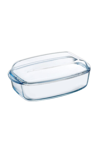 Pyrex 466a000/7143 Kapaklı Dikdörtgen Fırın Kabı 6,5 L