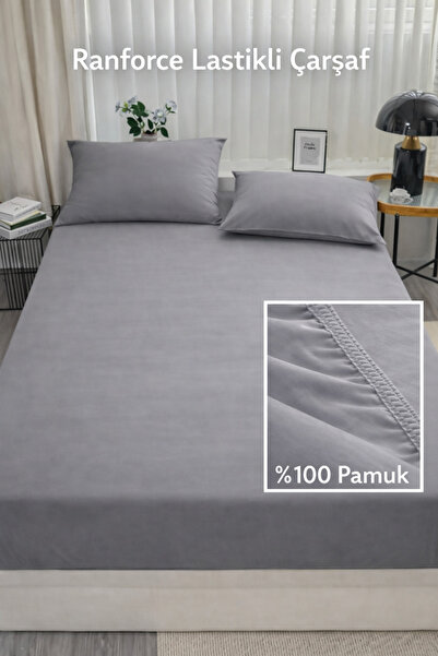 NazeninHome Ranforce 100% pamuk Elastični Set Čaršav | Jastuk Navlake