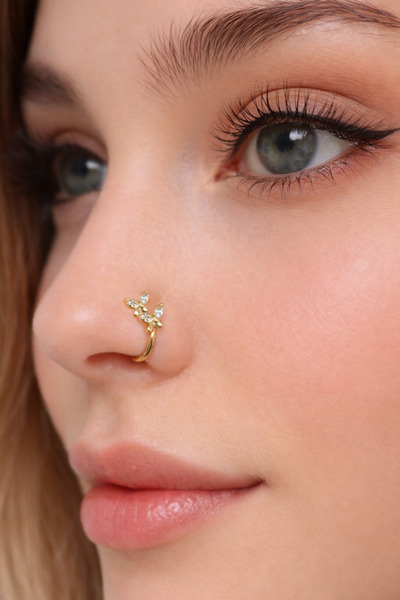 Sacce Scarves&Accessories Kelebekli Sıkıştırmalı Hızma Gold Kelebekli Sıkıştı...