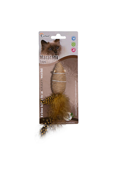 Eastland لعبة الفأر ذات الخيوط والريش من ستوروزال (165514) لعبة للقطط