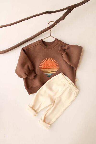 OhlalaKoala Sun Embroidered Bottom and Top Set for Baby