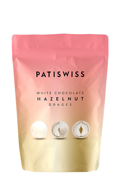 Patiswiss Beyaz Çikolatalı Fındık Draje, 80g